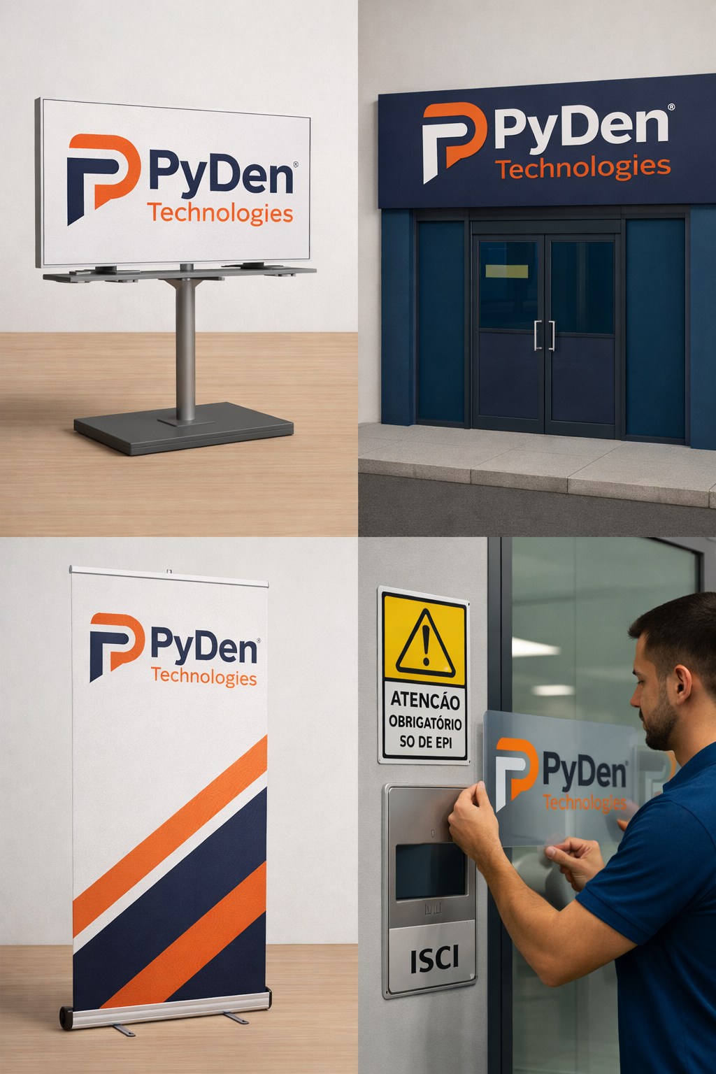 Portfólio de serviços Empresa de Comunicação Visual (DEMO)